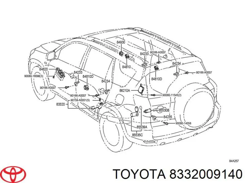 8332009140 Toyota Датчик бензобака