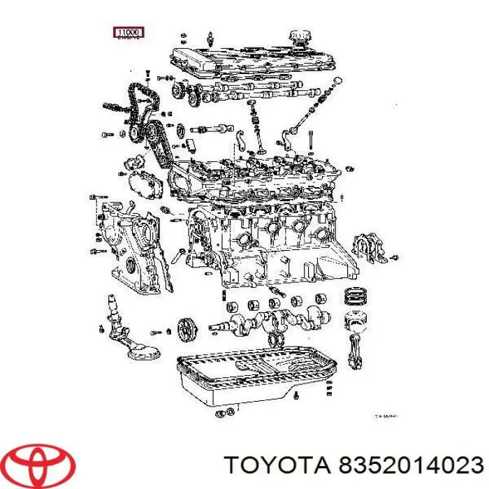 Манометри (показник тиску масла) Toyota 8352014023 ціна, від 59.79 USD