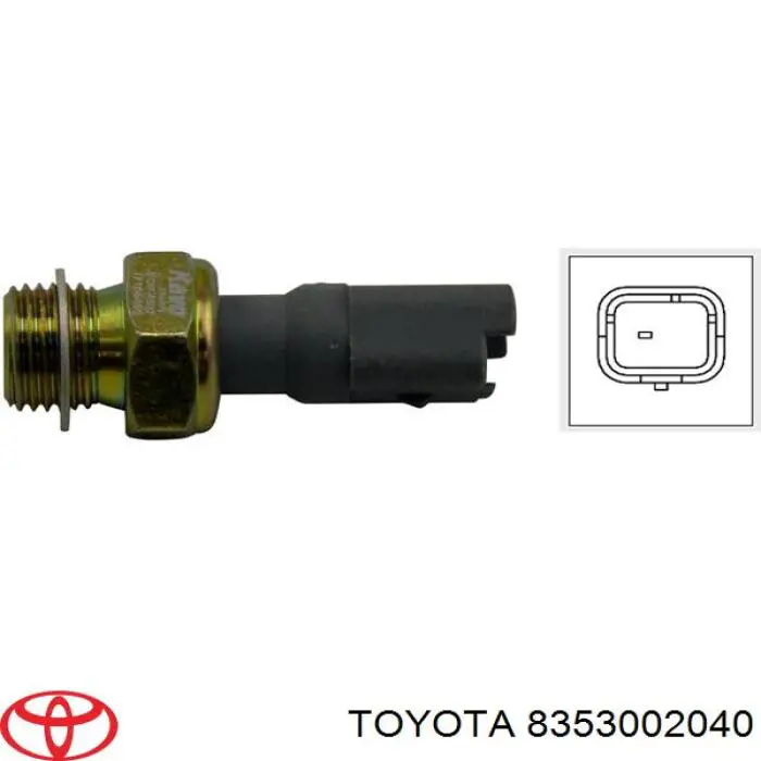 8353002040 Toyota датчик тиску масла