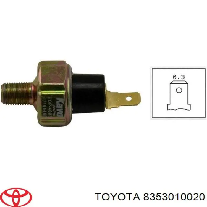 Датчик тиску масла 8353010020 Toyota