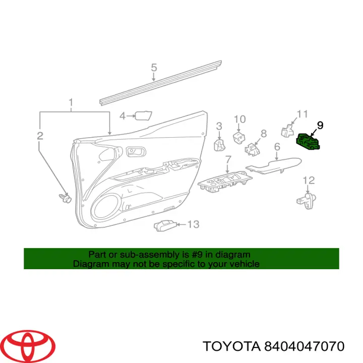 8404047070 Toyota 
