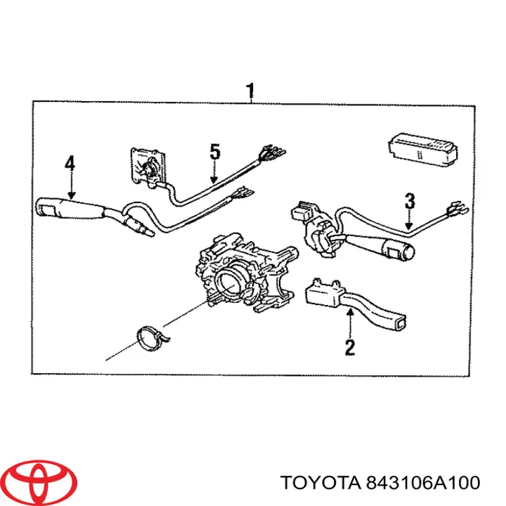 843106A100 Toyota Перемикач підрульовий