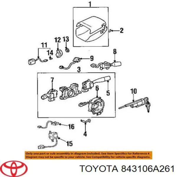  843106A261 Toyota