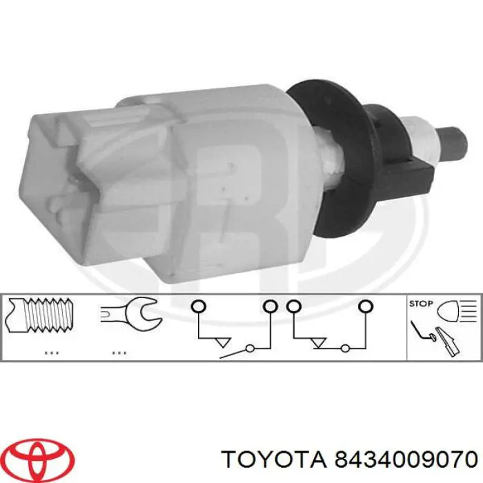 Жабка тормозу 8434009070 Toyota