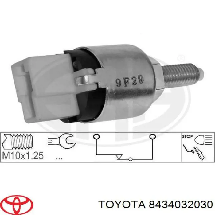 Жабка тормозу 8434032030 Toyota