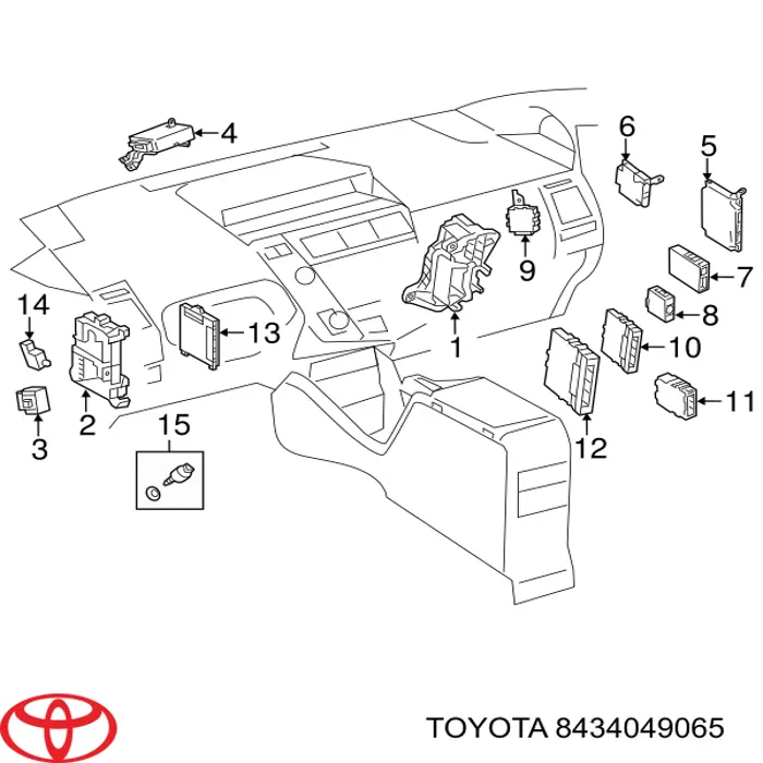 8434049065 Toyota Лягушка стоп-сигналу