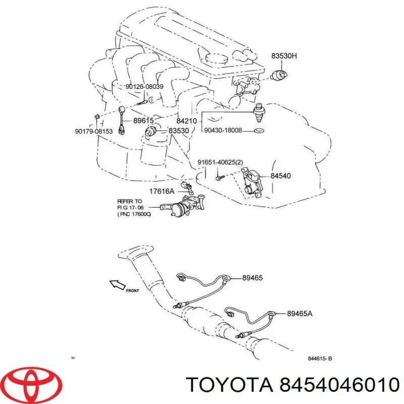 Датчик положення селектора АКПП Toyota Auris UKP (E15) (Тойота Ауріс)