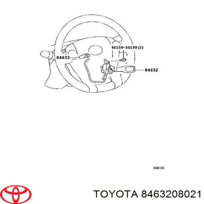 Перемикач керування круїз контролем Toyota Avalon (GSX30) (Тойота Авалон)