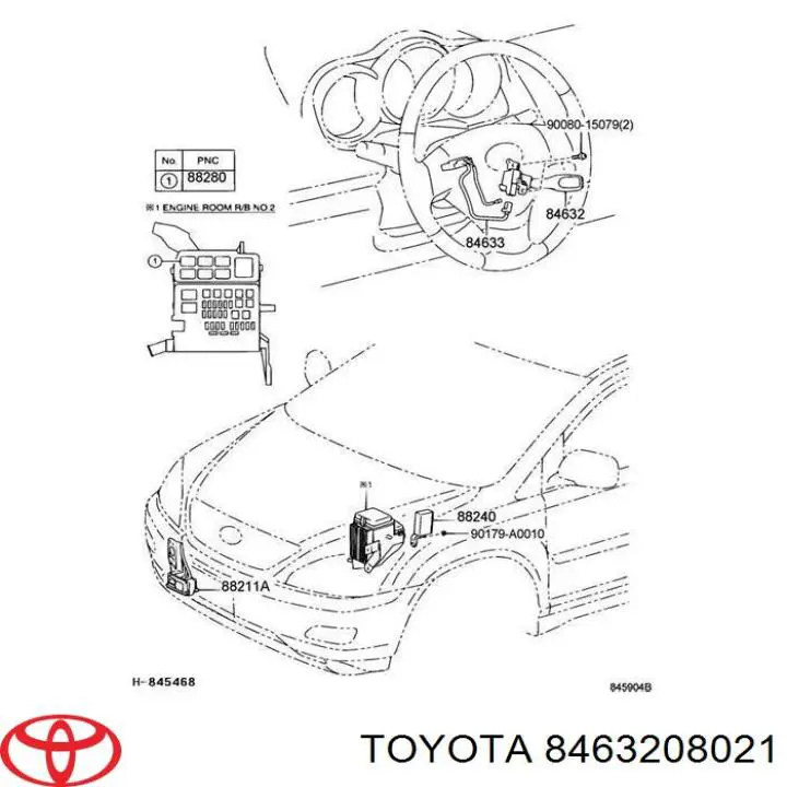 Перемикач круїз контролю Toyota 8463208021 ціна, від 10.15 USD