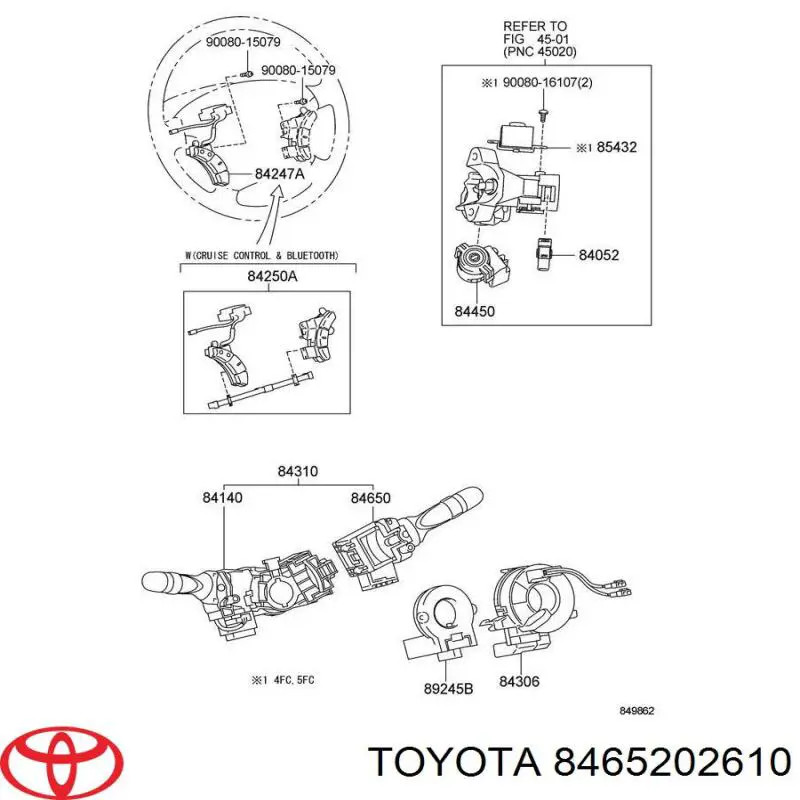 8465202610 Toyota 