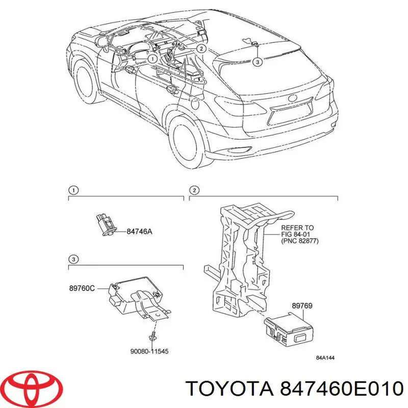 847460E010 Toyota 