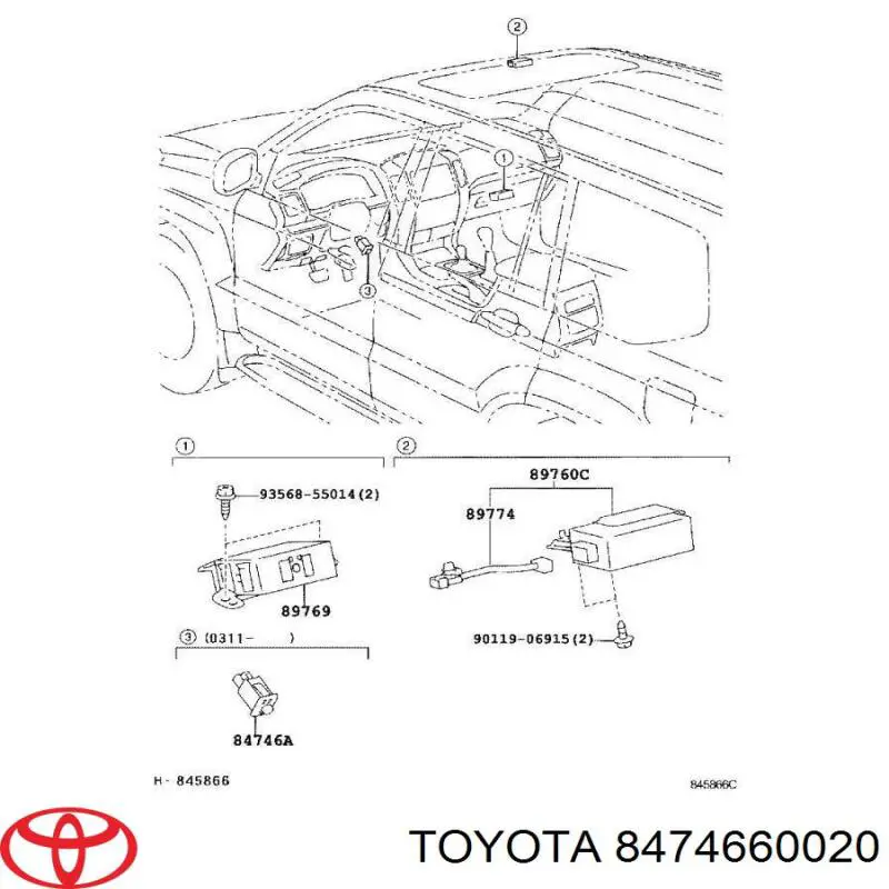 8474660020 Toyota 