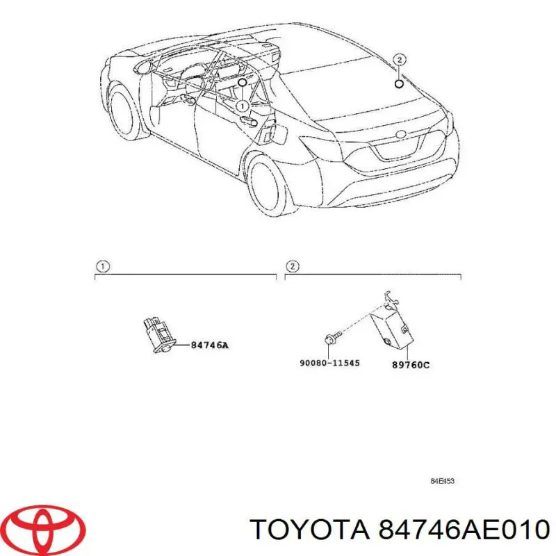 Купити 84746AE010 Toyota 