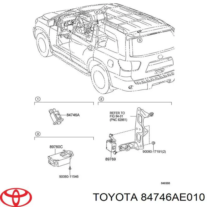 84746AE010 Toyota 