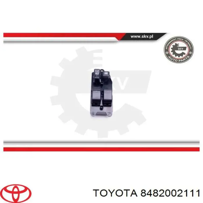 Кнопковий блок керування склопідіймачами центральної консолі Toyota 8482002111 ціна, від 45.89 USD