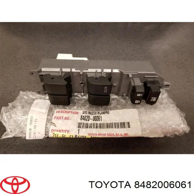 8482006061 Toyota Кнопковий блок управління склопідіймачами центральної консолі