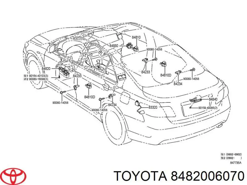 8482006071 Toyota кнопковий блок керування склопідіймачами передній лівий