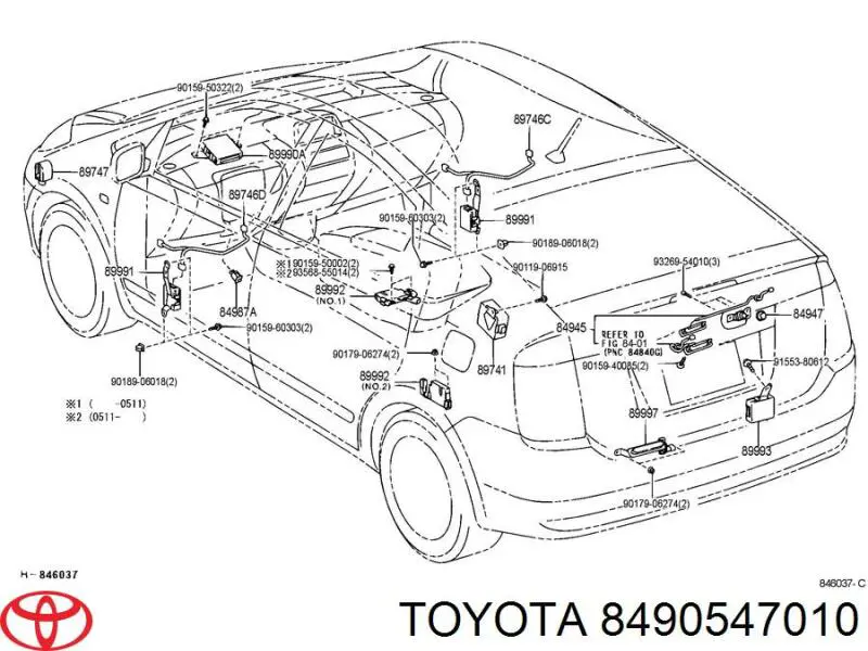  Toyota 8490547010 ціна, від  USD
