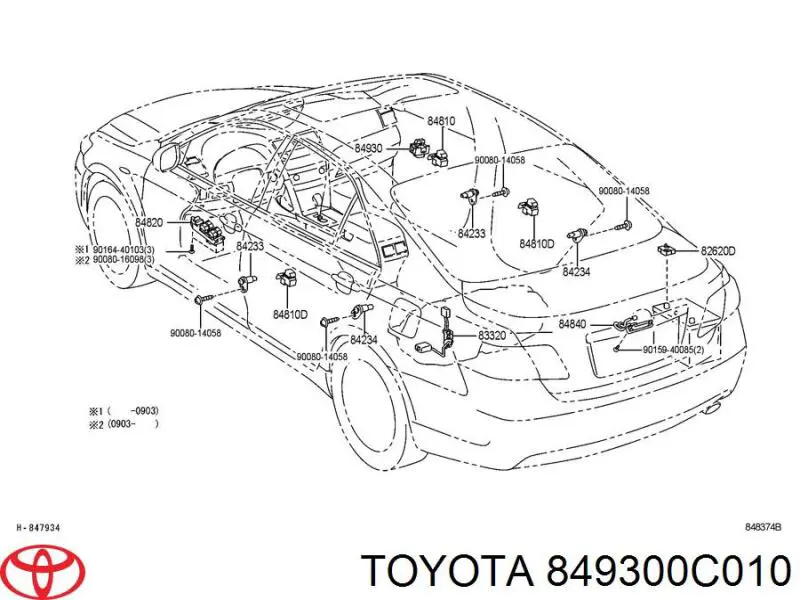 849300C010 Toyota 
