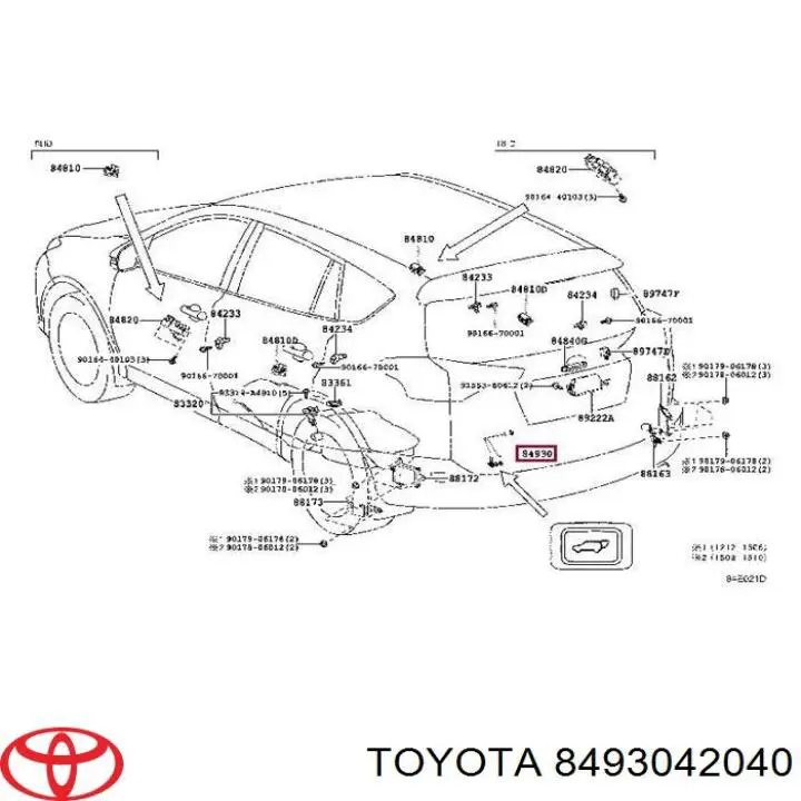 8493042040 Toyota 