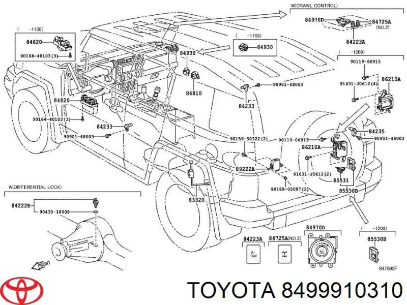 8499910310 Toyota 