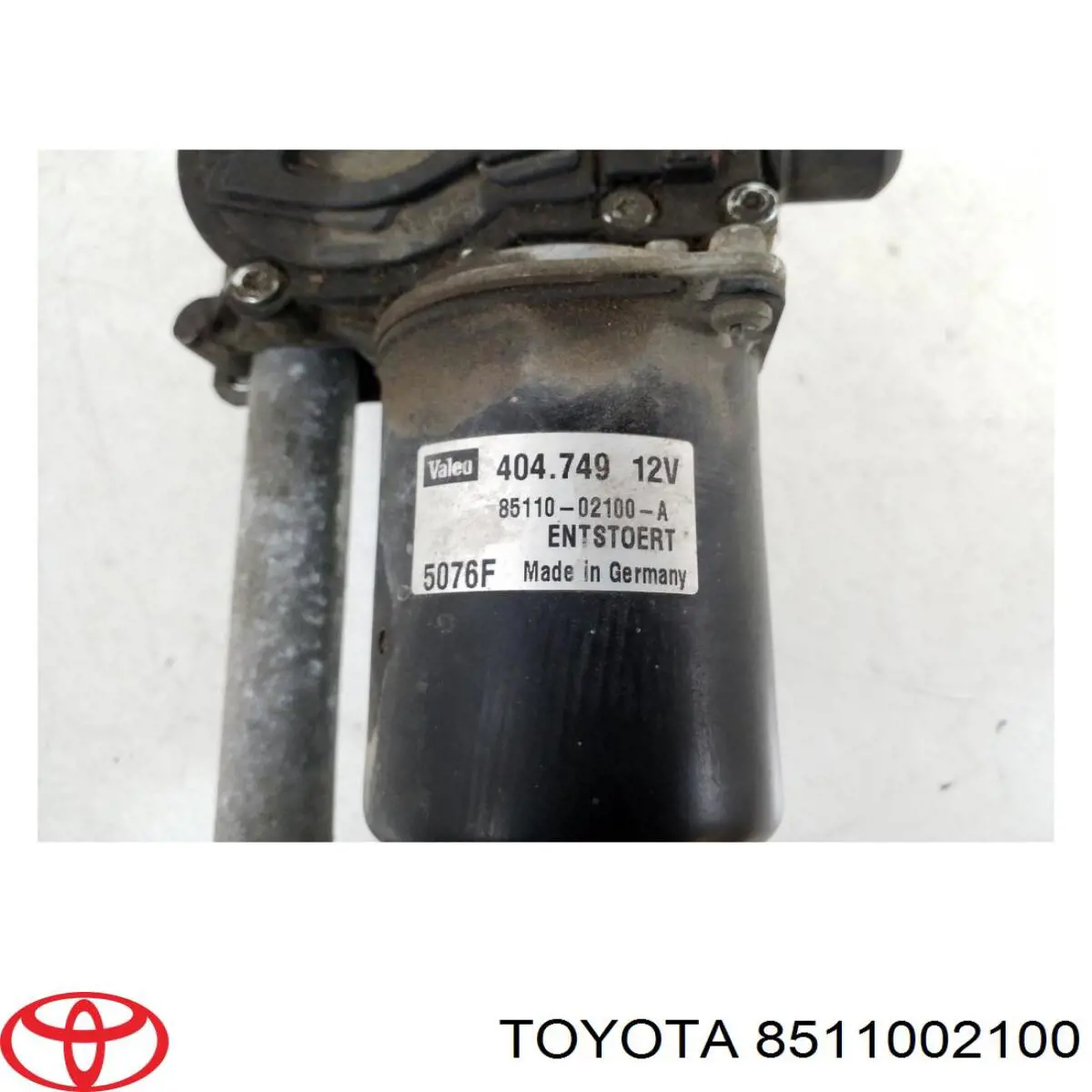 Мотор стеклоочищувача Toyota 8511002100 ціна, від 26.60 USD