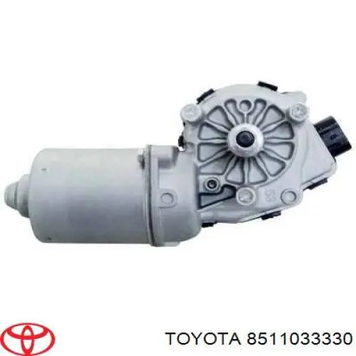 8511033330 Toyota двигун склоочисника лобового скла (трапеції)