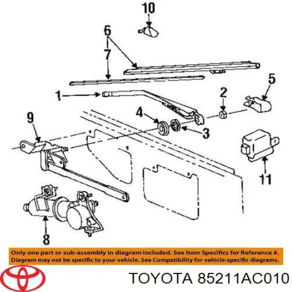 85211AC010 Toyota 