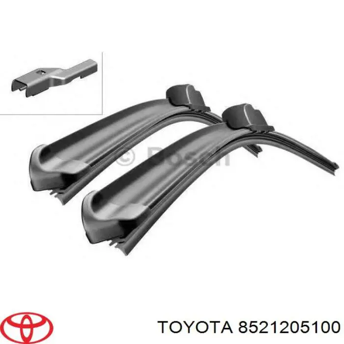 Щітка-двірник лобового скла, пасажирська 8521205100 Toyota