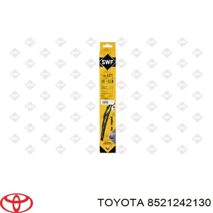 Купити 8521242130 Toyota Щітка-двірник лобового скла, пасажирська