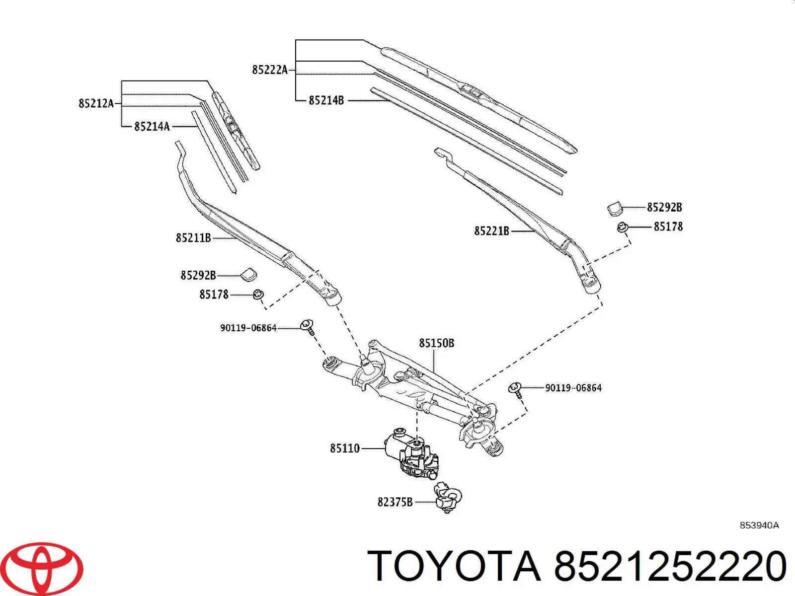  Toyota 8521252220 ціна, від 6.21 USD