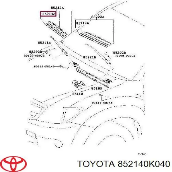  Toyota 852140K040 ціна, від 7.46 USD