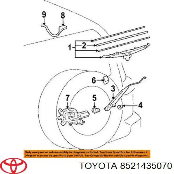  Toyota 8521435070 ціна, від 4.00 USD