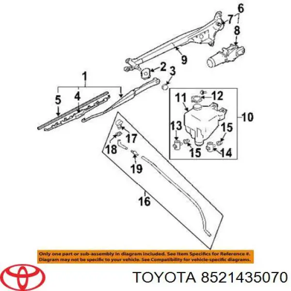 8521435070 Toyota 