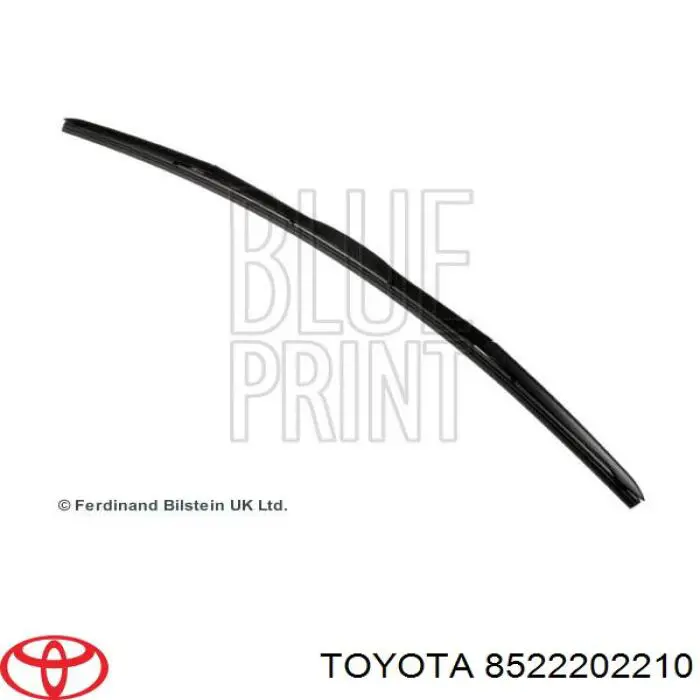 Щітка-двірник лобового скла, водійська Toyota 8522202210 ціна, від 14.06 USD