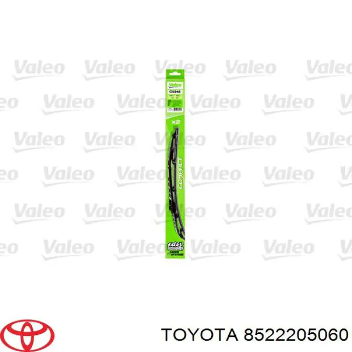 Купити 8522205060 Toyota Щітка-двірник лобового скла, водійська