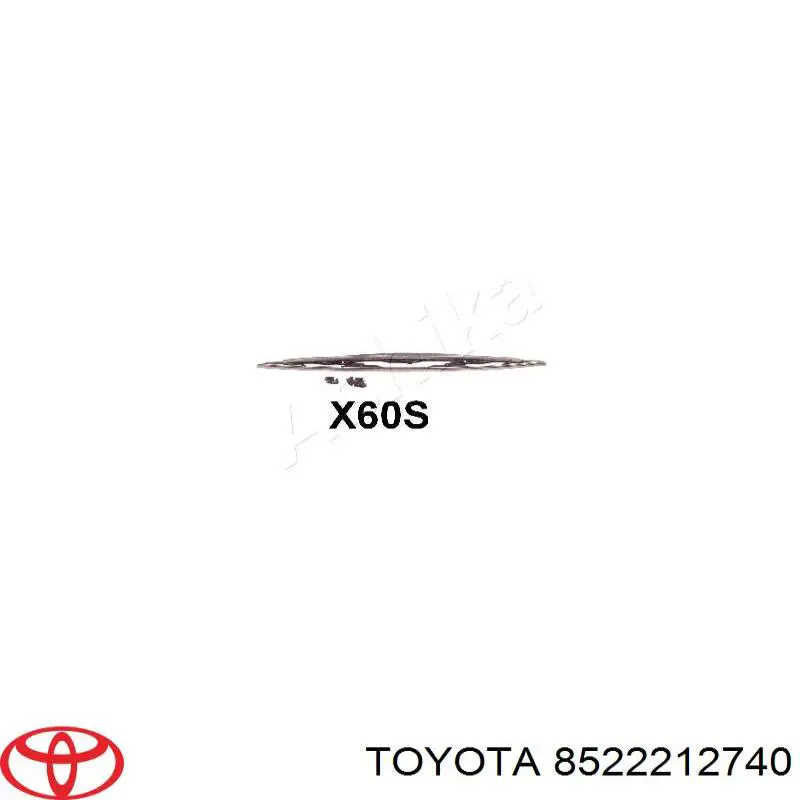 Щітка двірника ліва Toyota 8522212740
