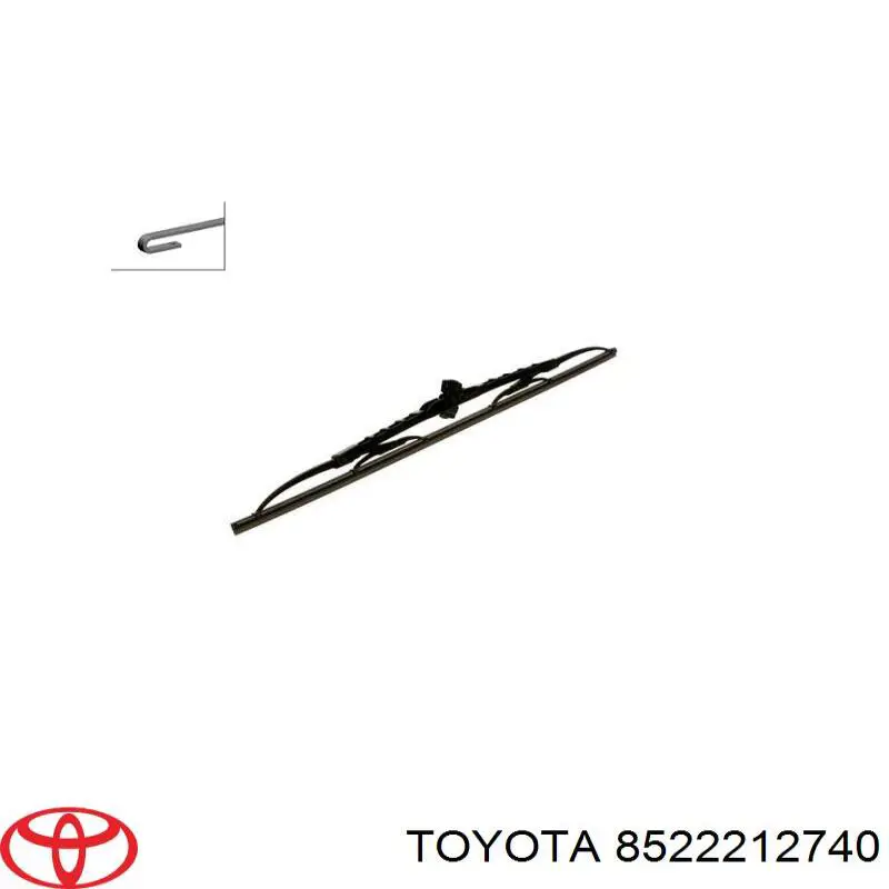 8522212740 Toyota Щітка склоочисника лобового скла, водійська