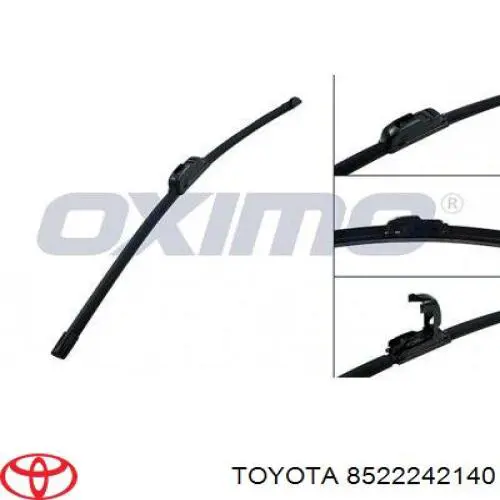 Гумка склоочисника водійська Toyota 8522242140 ціна, від 14.11 USD