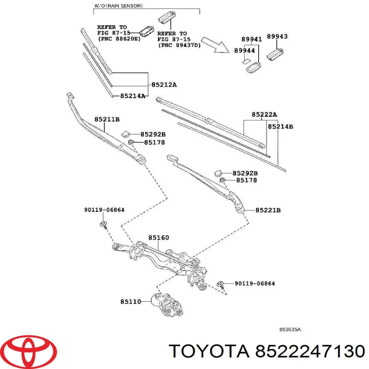 8522247130 Toyota 