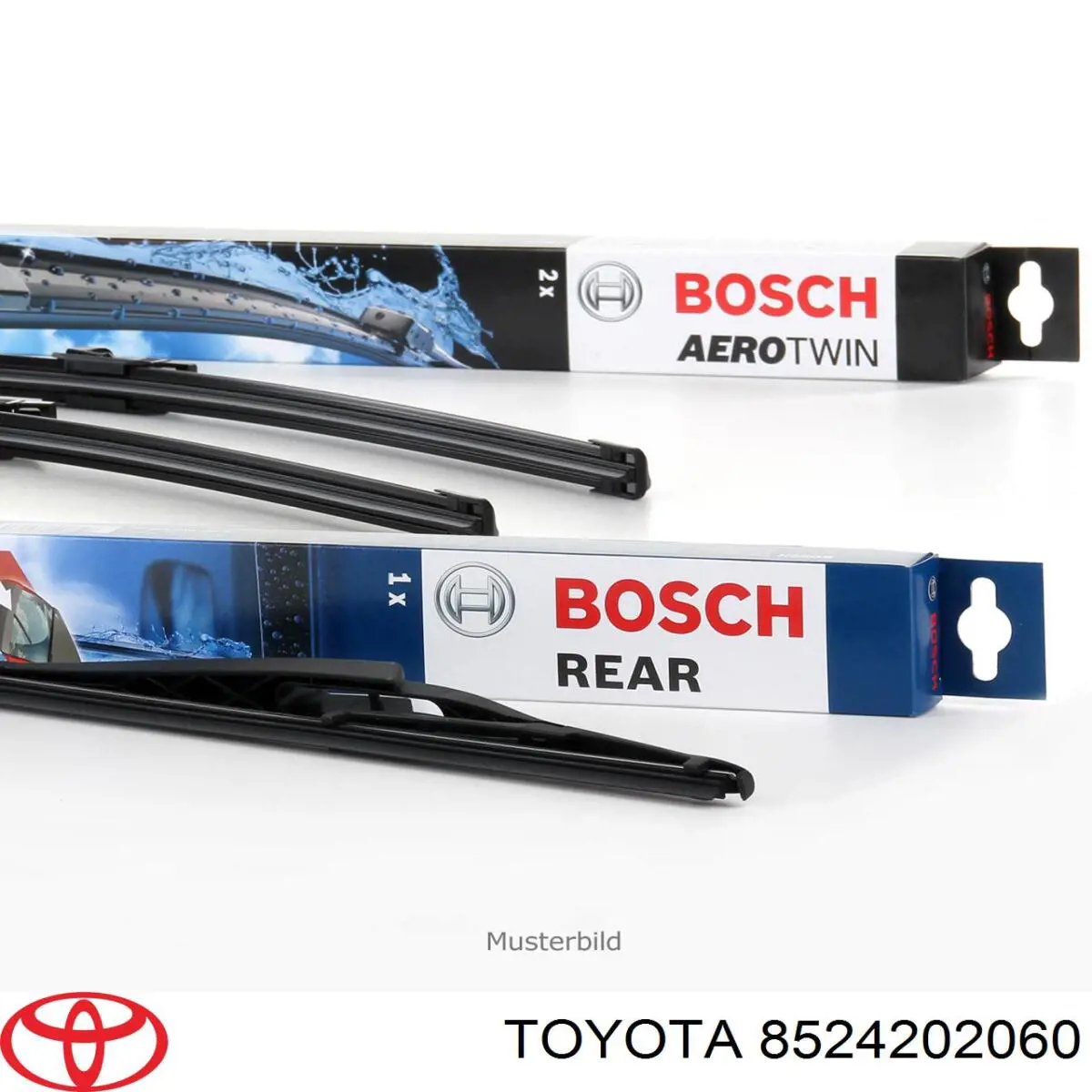 8524202060 Toyota Щітка склоочисника задня