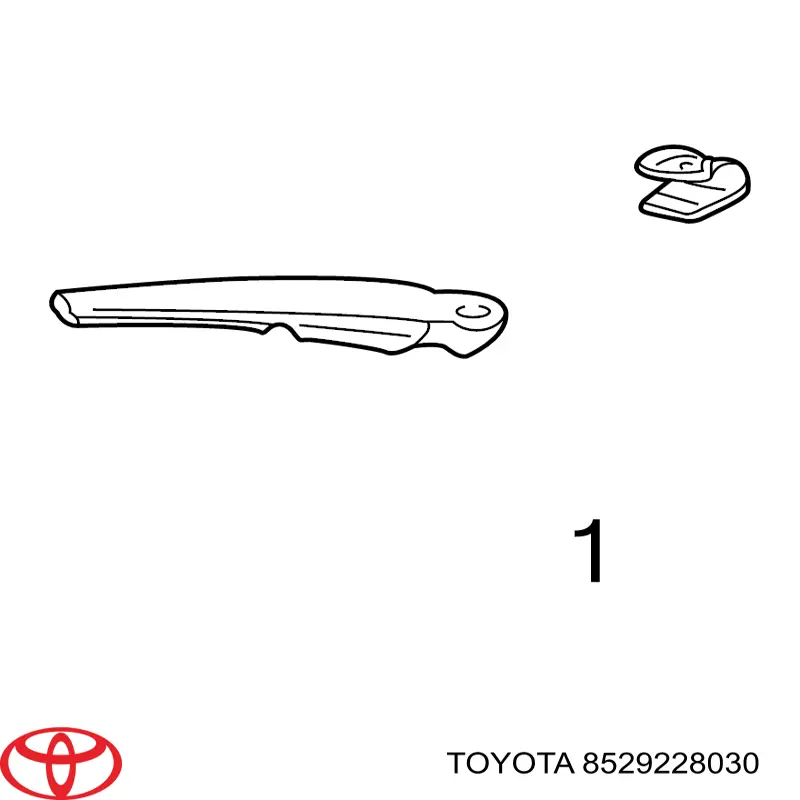 Заглушка гайки кріплення повідка заднього двірника Toyota 8529202030 ціна, від 2.70 USD