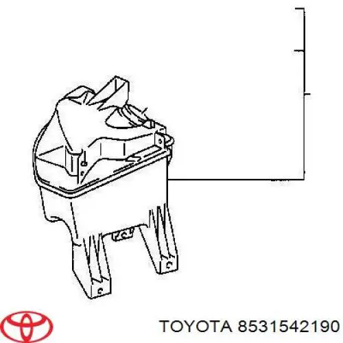 Бачок омивача скла Toyota RAV4 2 (XA2) (Тойота Рав4)