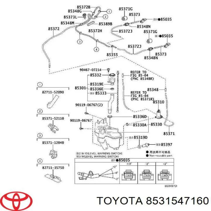 Бачок омивача скла на Toyota Prius (ZVW5)