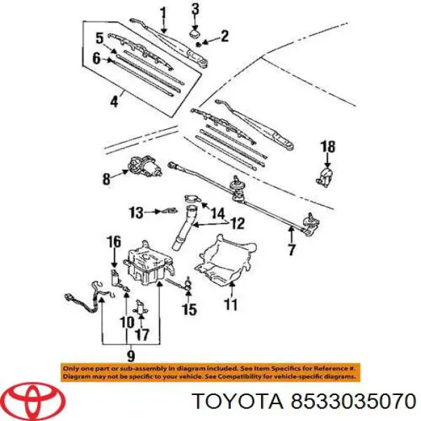 Купити TQ17040 Tqparts Мотор омивача лобового скла