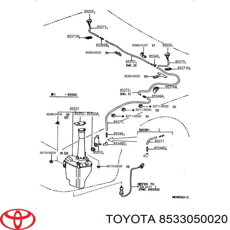 8533050020 Toyota 