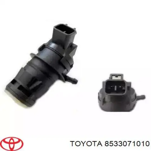 8533071010 Toyota насос-двигун омивача скла, переднього