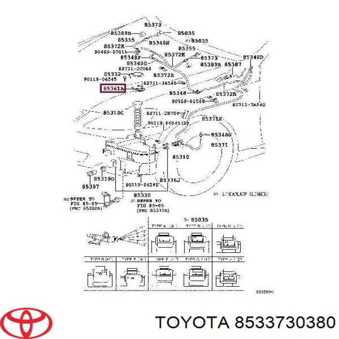 8533730380 Toyota 
