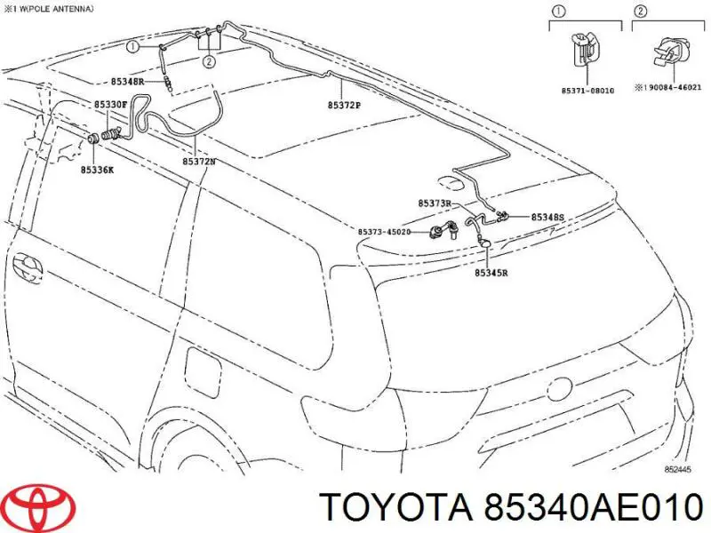 85340AE010 Toyota 