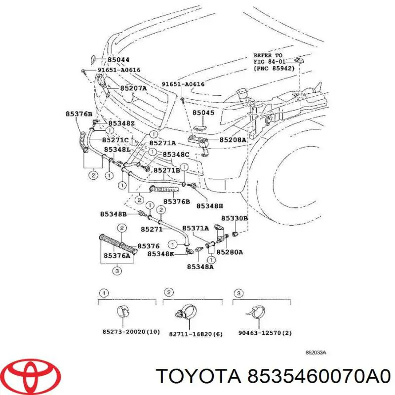  8535460070A0 Toyota